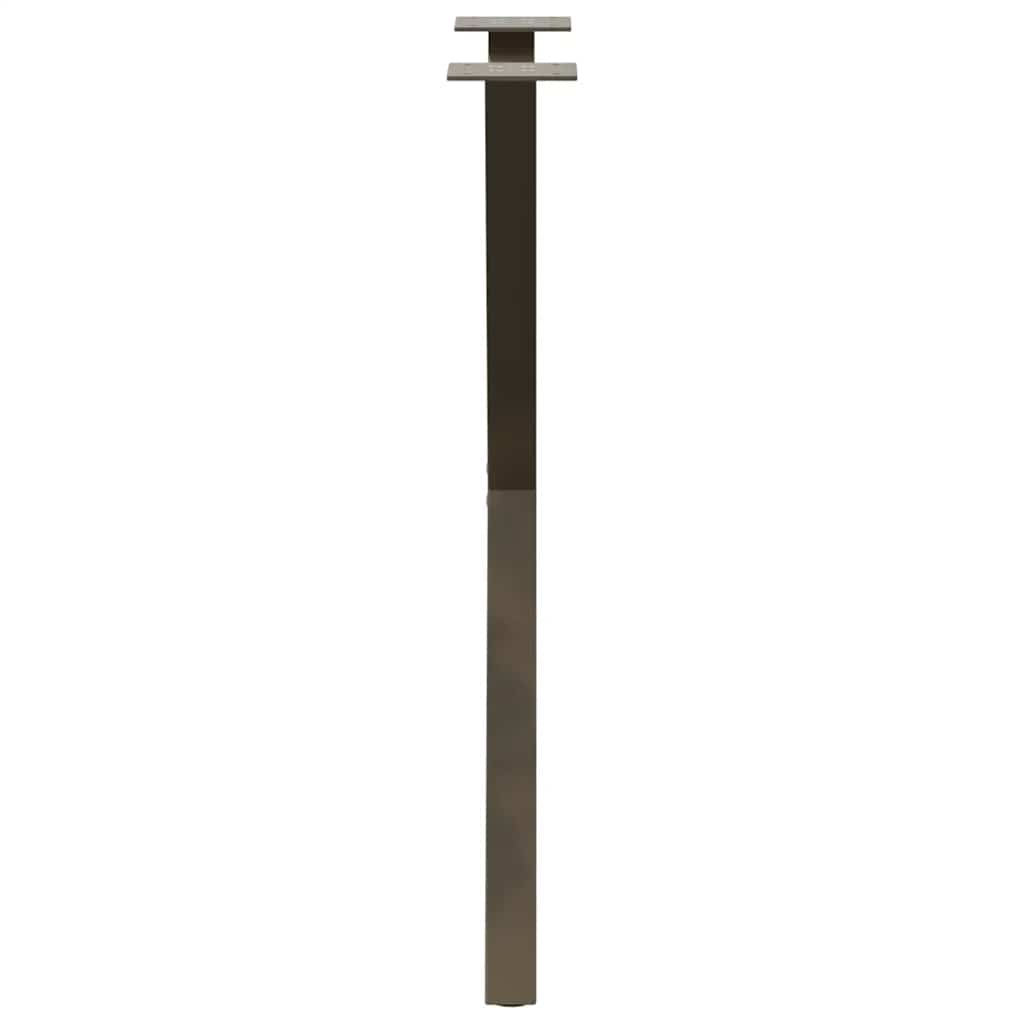 X-Shaped Natural Steel Dining Table Legs 2 pcs, Adjustable 60 cm