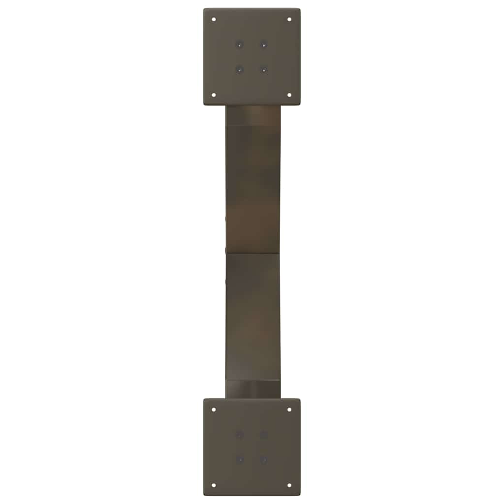 Natural Steel X-Shaped Coffee Table Legs Set - 70x30-31 cm