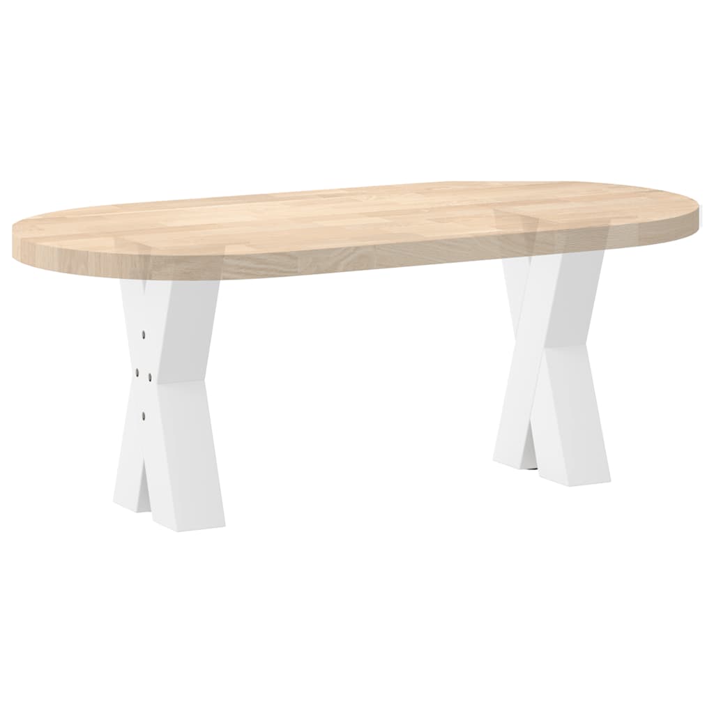 White X-Shaped Steel Coffee Table Legs, 2 pcs Set, 28x(42-43) cm