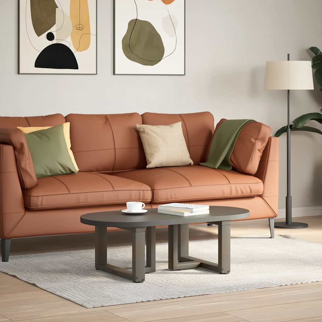 Black Steel T-Shaped Coffee Table Legs 2pcs 40x25x(30-31) cm