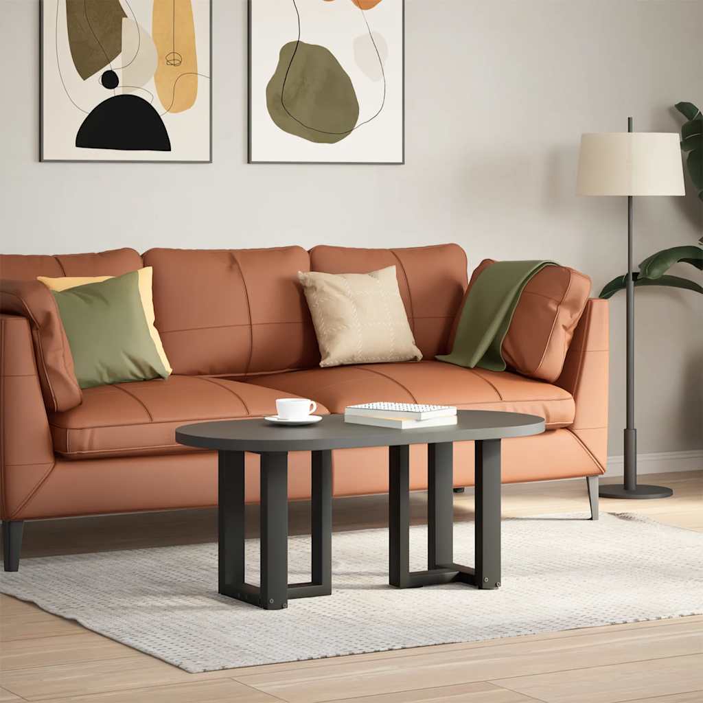 Black Steel T-Shaped Coffee Table Legs, 2 pcs, Adjustable 38-43 cm