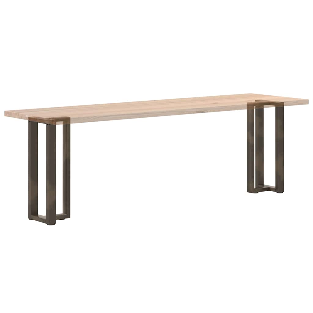 Black Steel T-Shaped Console Table Legs 2pcs Adjustable 25x28x72-73cm