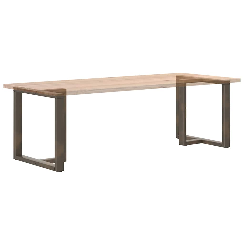 Black Steel T-Shaped Dining Table Legs 2pcs, Adjustable Height 72-73cm