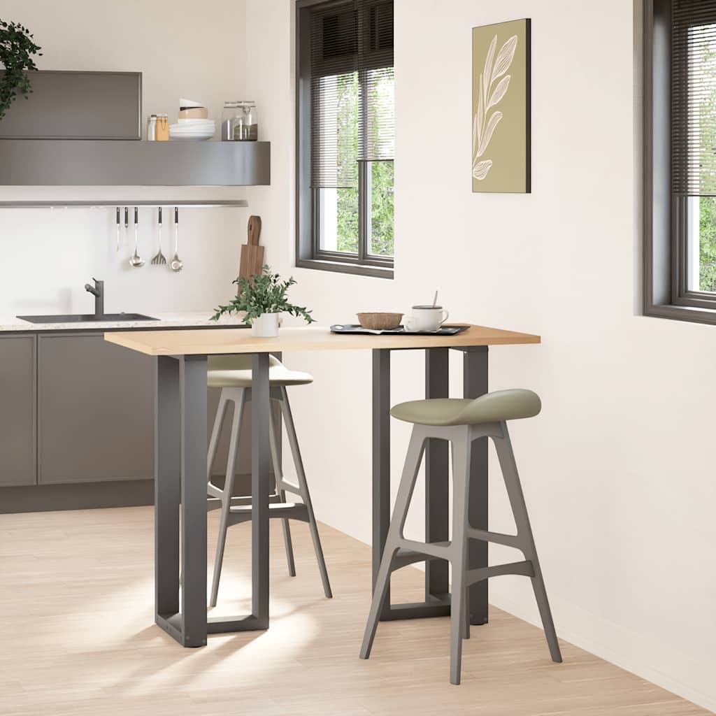 Bar Table Legs T-Shaped 2 pcs Anthracite 40x35x(100-101) cm Steel