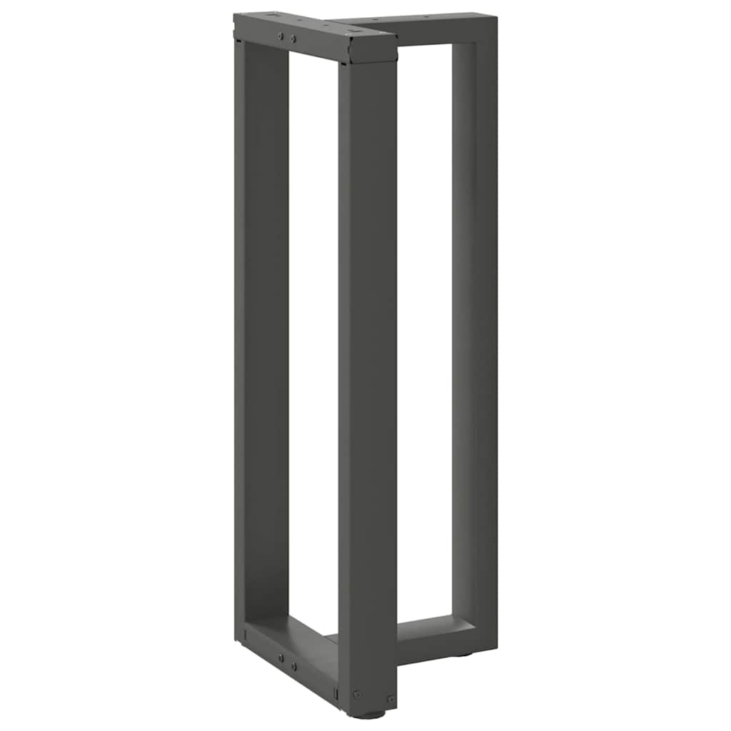 Bar Table Legs T-Shaped 2 pcs Anthracite 40x35x(100-101) cm Steel
