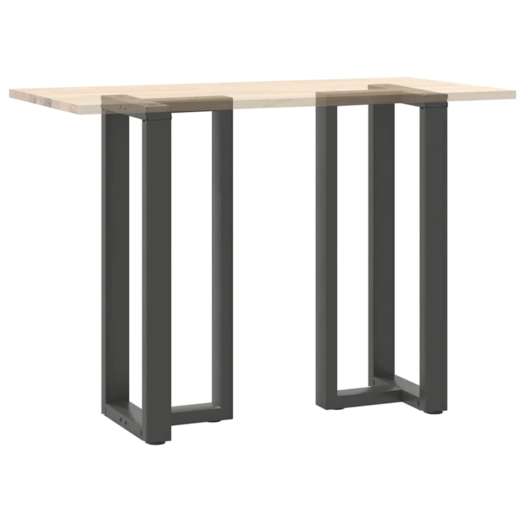 Bar Table Legs T-Shaped 2 pcs Anthracite 40x35x(100-101) cm Steel