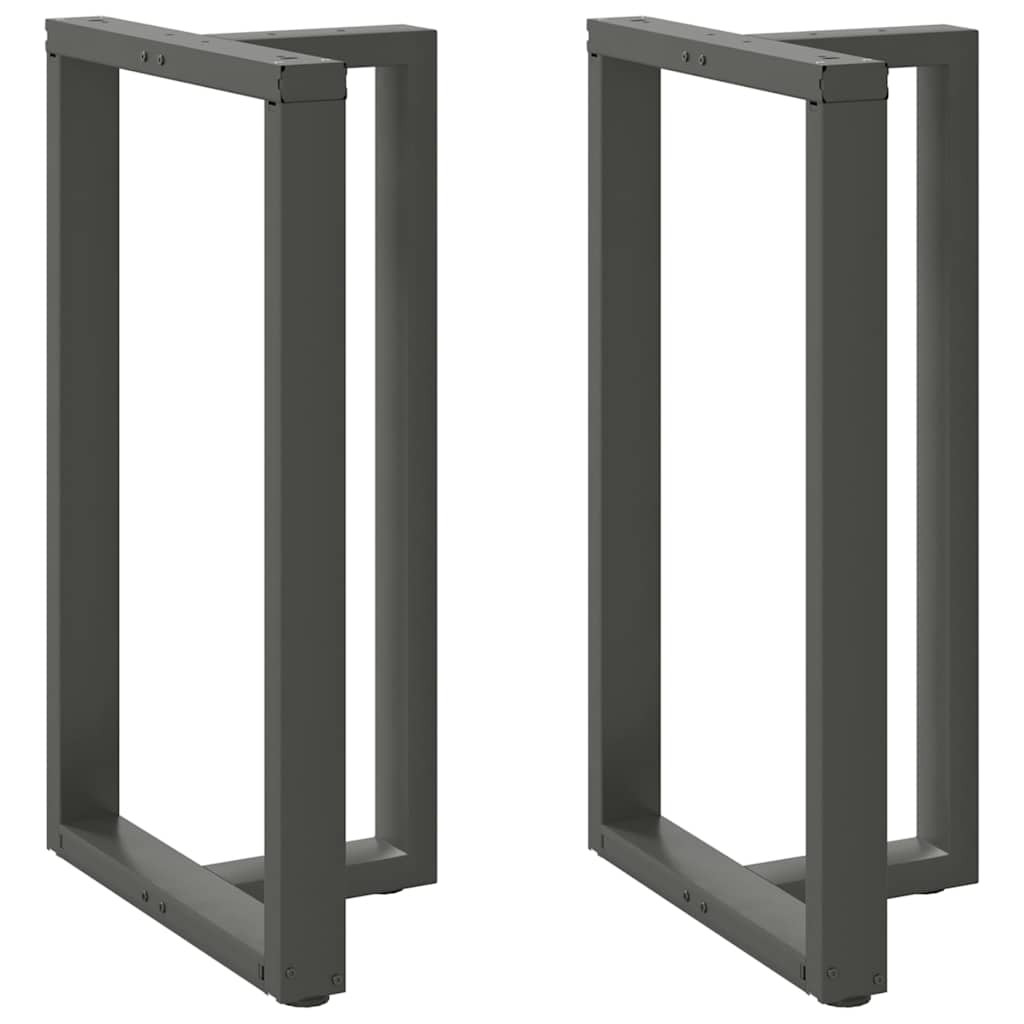 Bar Table Legs T-Shaped 2 pcs Anthracite 60x35x(100-101) cm Steel