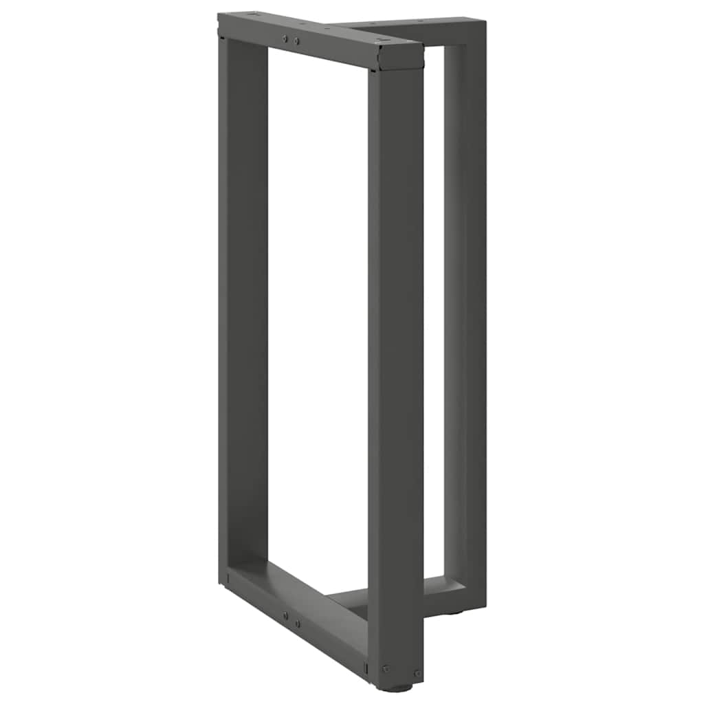 Bar Table Legs T-Shaped 2 pcs Anthracite 60x35x(100-101) cm Steel