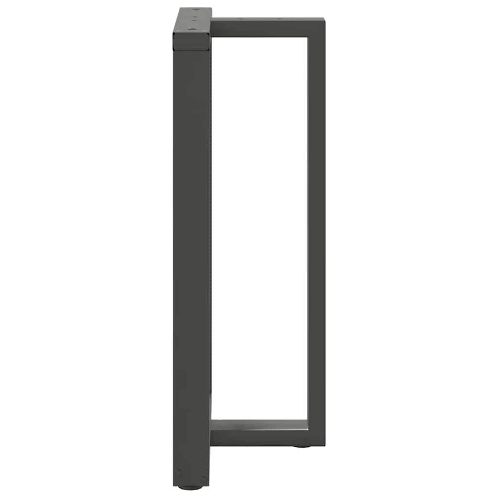 Bar Table Legs T-Shaped 2 pcs Anthracite 60x35x(100-101) cm Steel