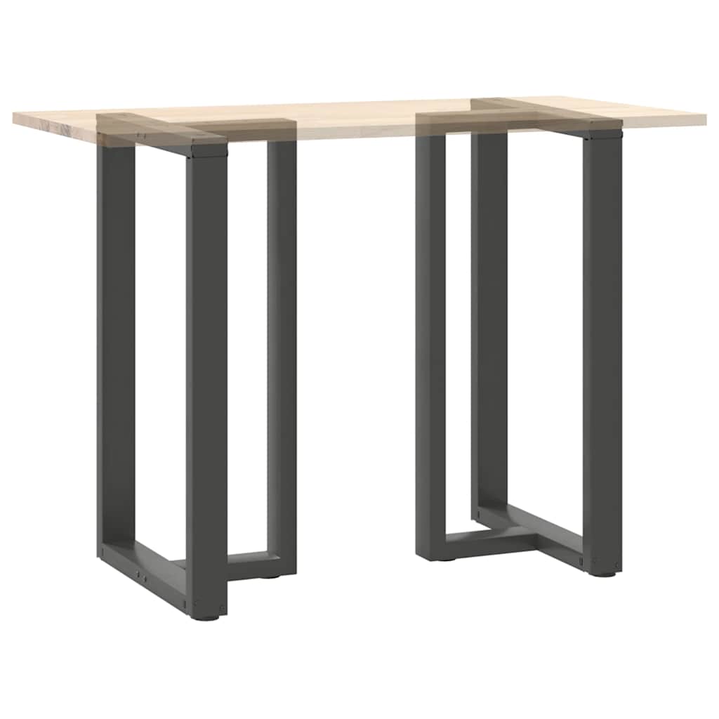 Bar Table Legs T-Shaped 2 pcs Anthracite 60x35x(100-101) cm Steel