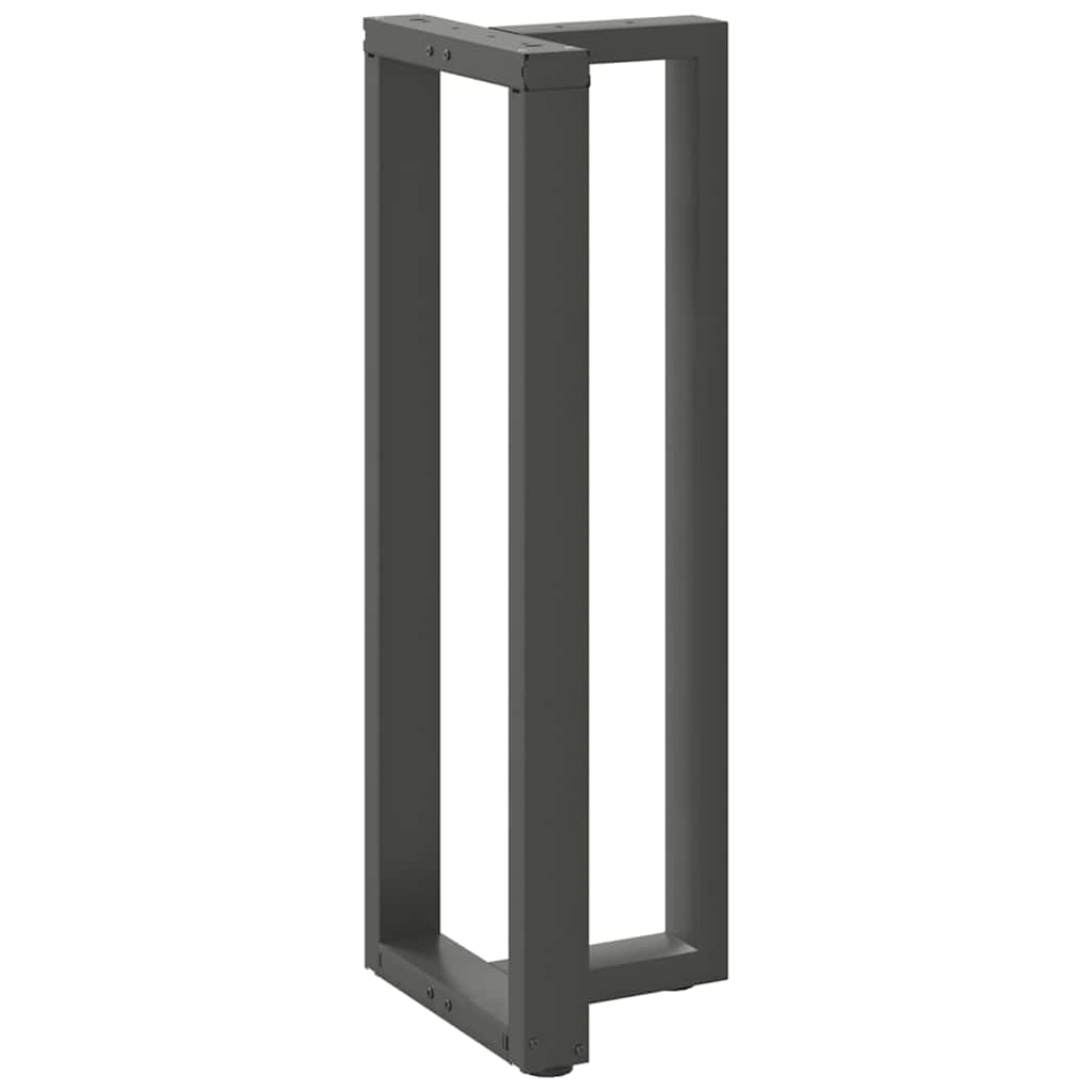 Anthracite Steel T-Shaped Bar Table Legs 2pcs 50x35x(110-111) cm