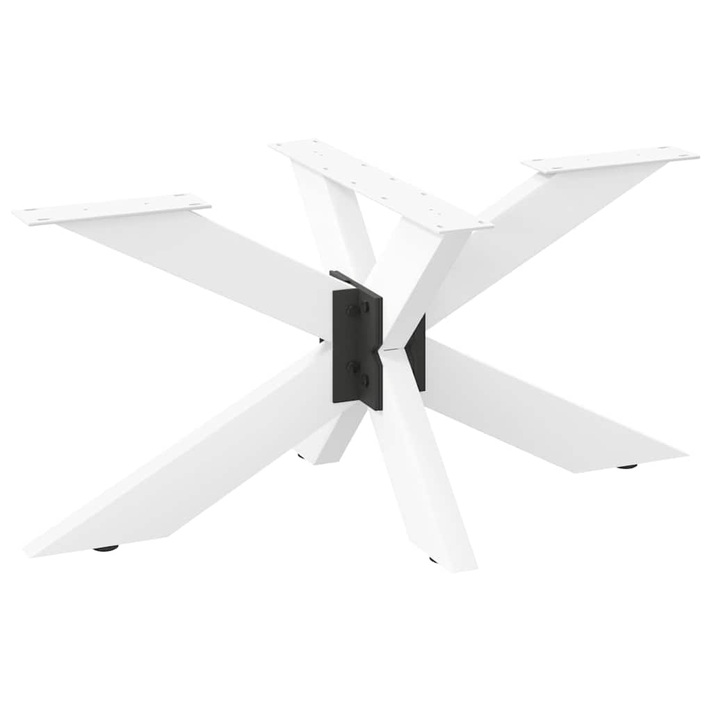 White Steel Spider-Shaped Coffee Table Legs, 98x58x(42-43) cm