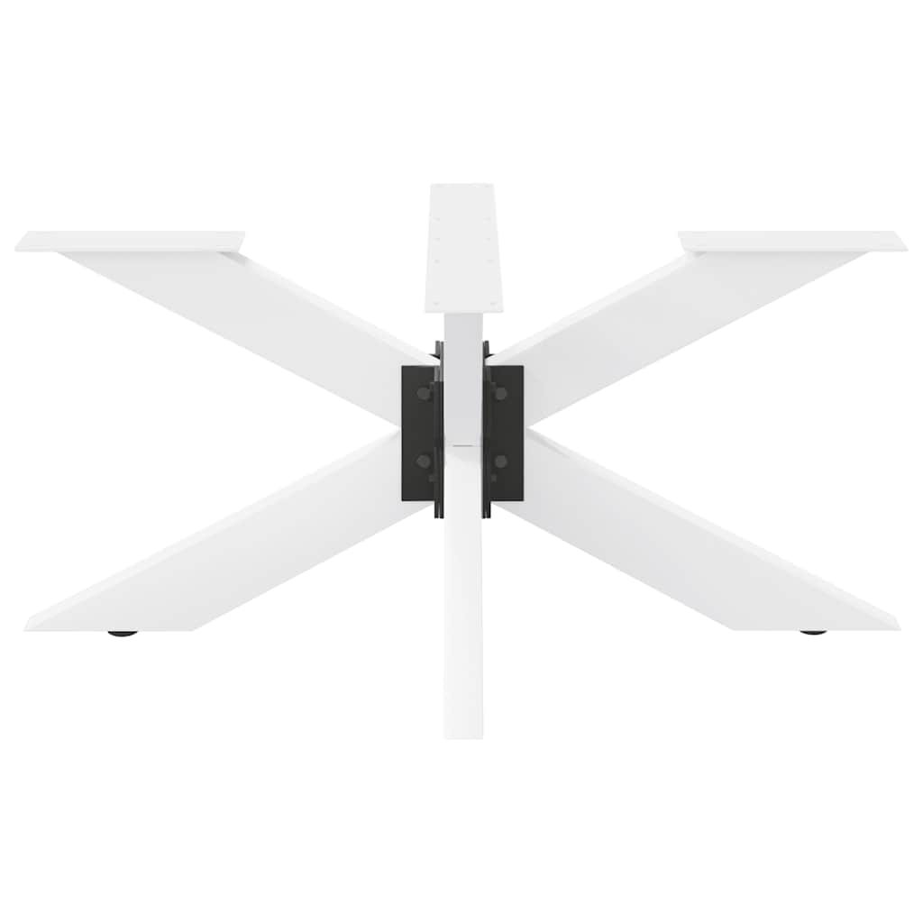 White Steel Spider-Shaped Coffee Table Legs, 98x58x(42-43) cm