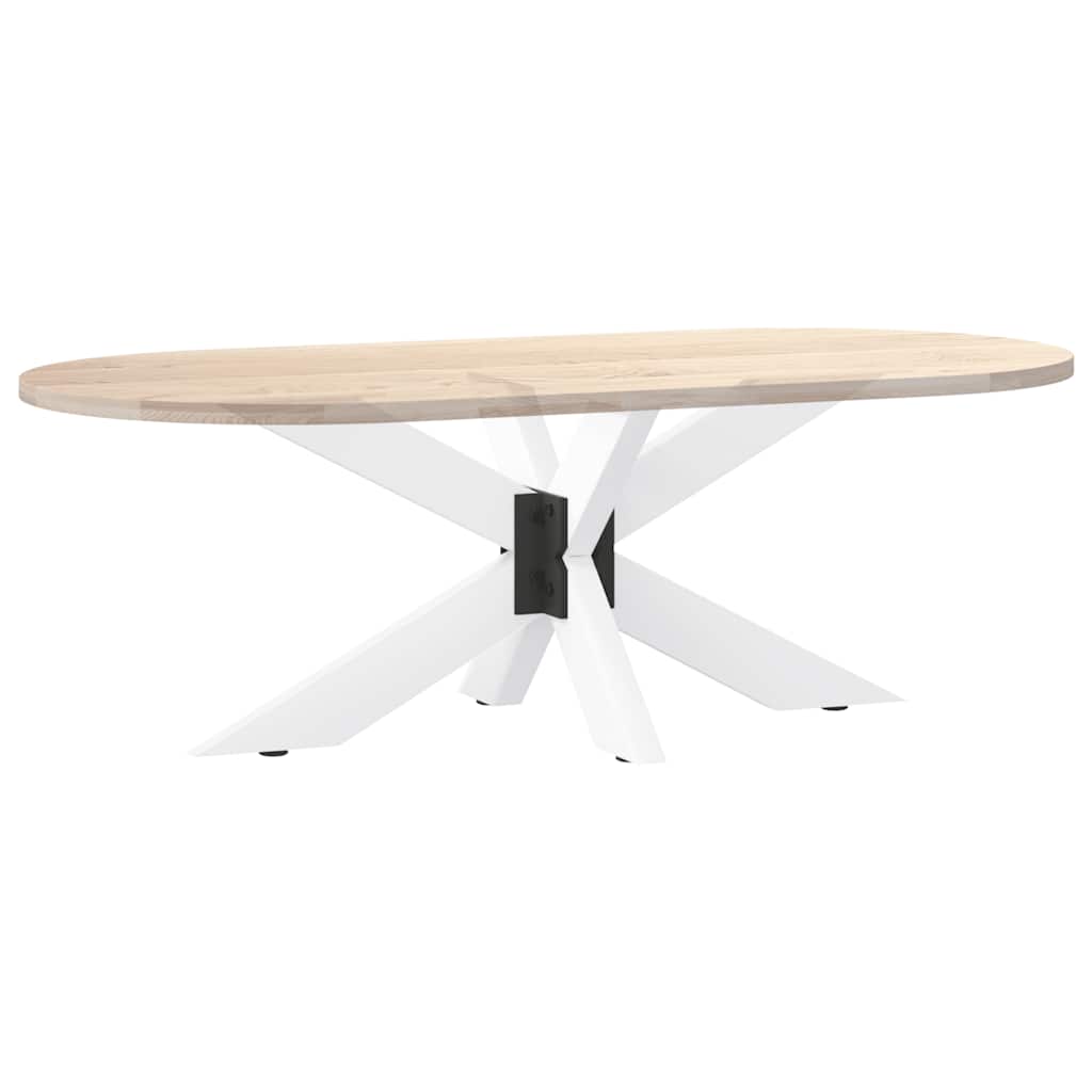 White Steel Spider-Shaped Coffee Table Legs, 98x58x(42-43) cm
