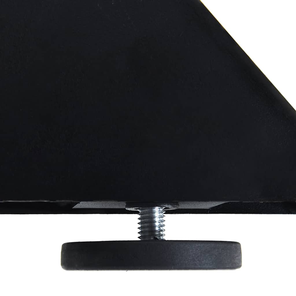 Dining Table Leg Spider Shape Black 120x68x(72-73) cm Steel