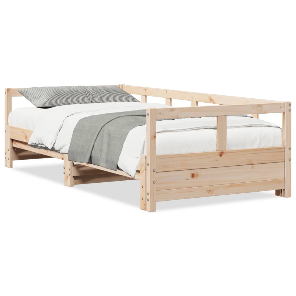 Solid Pine 90x190 cm Daybed Frame – No Mattress Included