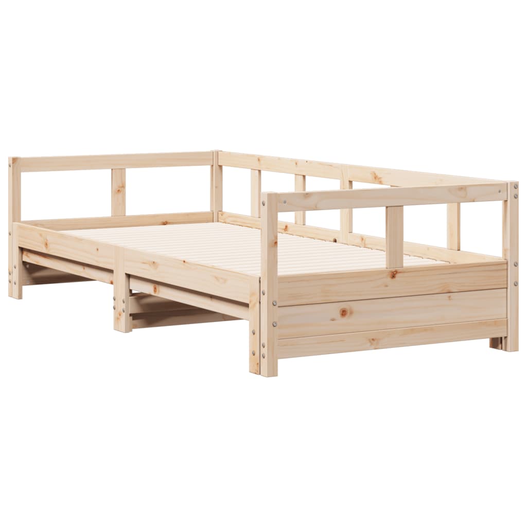Solid Pine 90x190 cm Daybed Frame – No Mattress Included