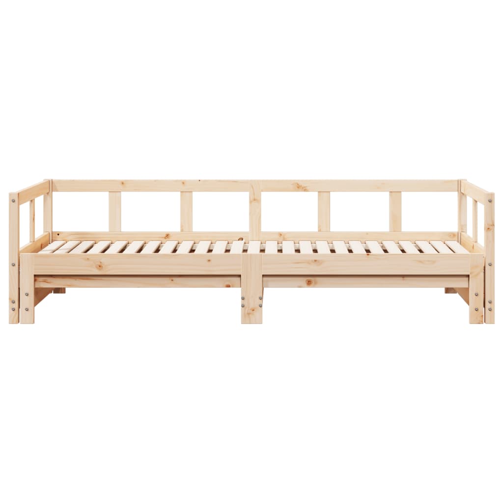 Solid Pine 90x190 cm Daybed Frame – No Mattress Included
