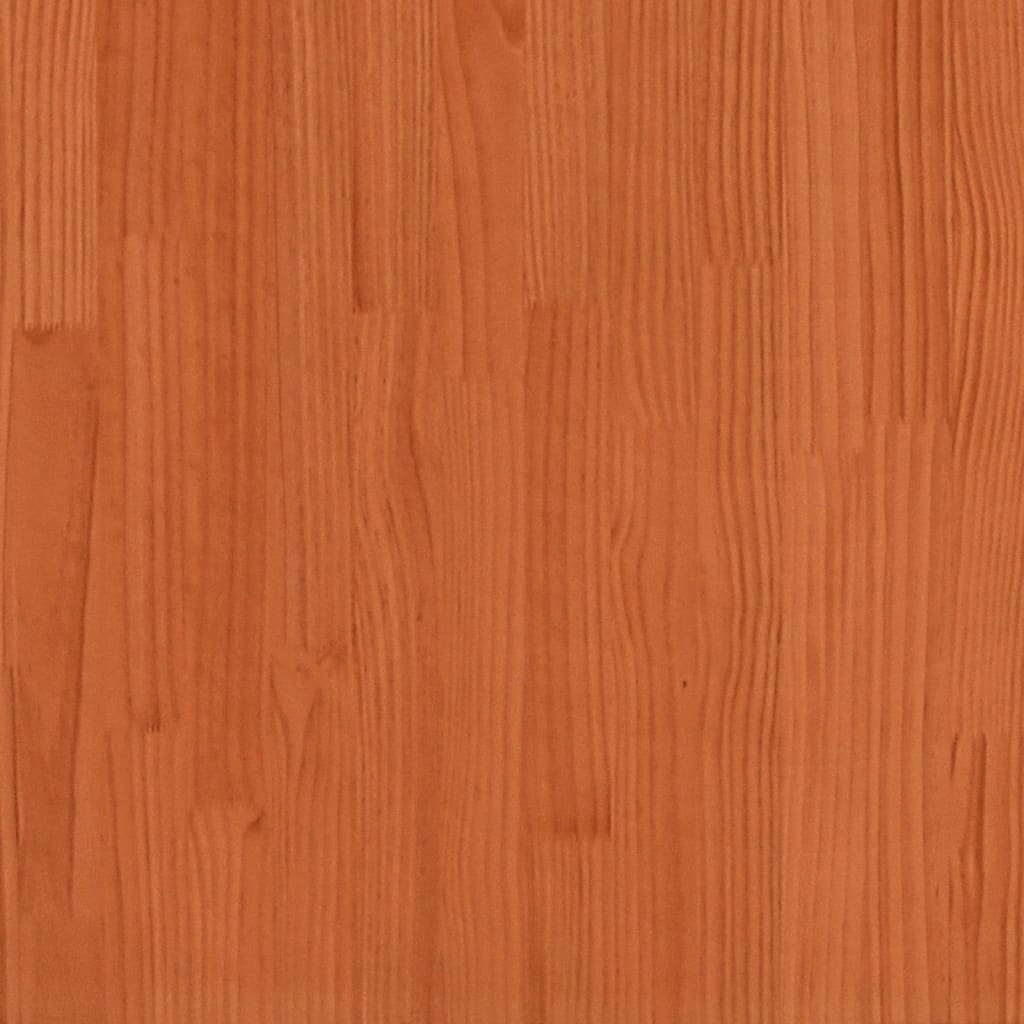 Solid Pine Daybed Frame Wax Brown 90x190 cm - No Mattress
