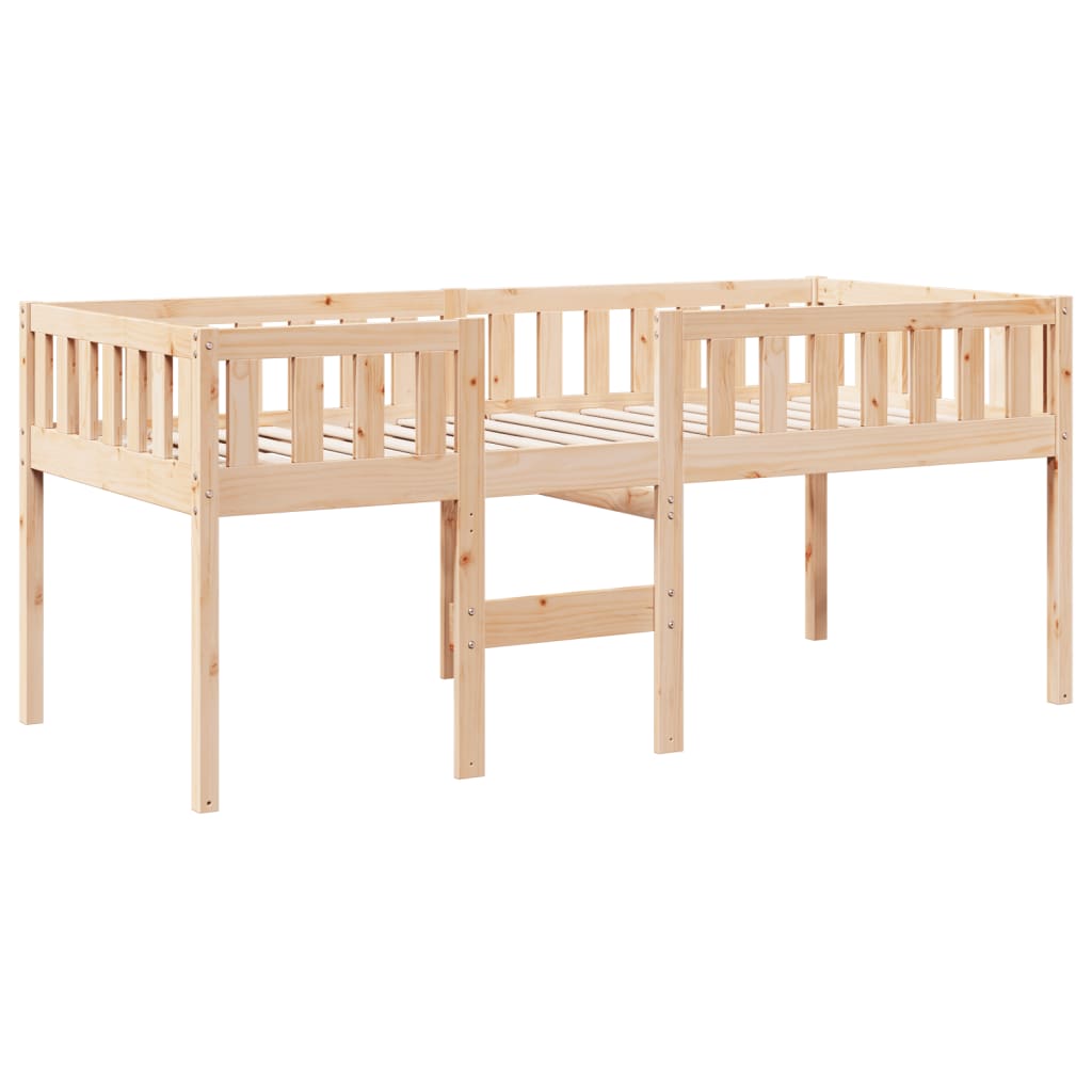 Solid Pine Children's Bed 90x200 cm - No Mattress Included
