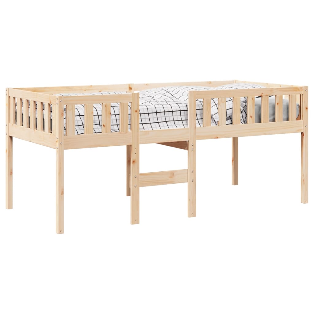 Solid Pine Children's Bed 90x200 cm - No Mattress Included