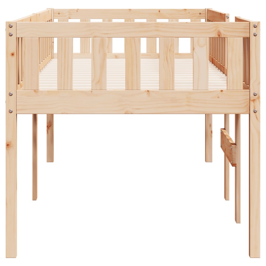 Solid Pine Children's Bed 90x200 cm - No Mattress Included