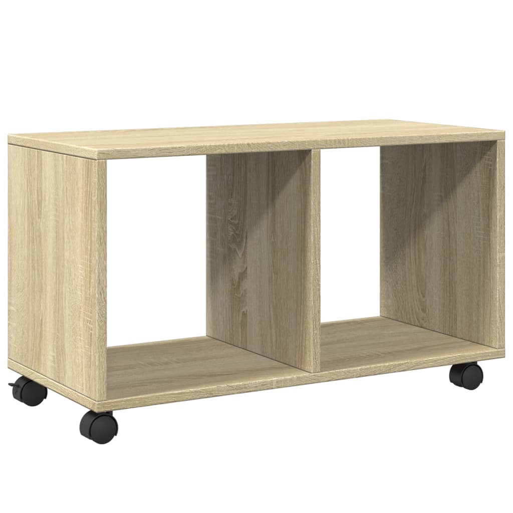 Sonoma Oak Rolling Cabinet 72x33x42.5 cm - Engineered Wood