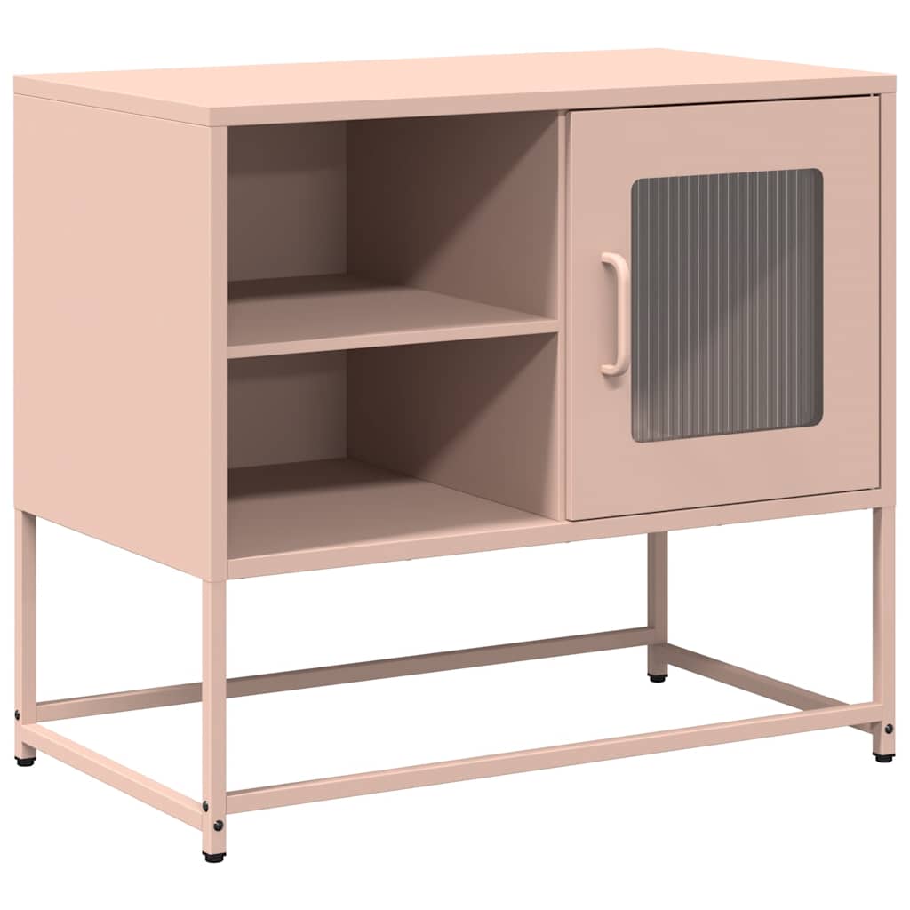 TV Cabinet Pink 68x39x60.5 cm Steel
