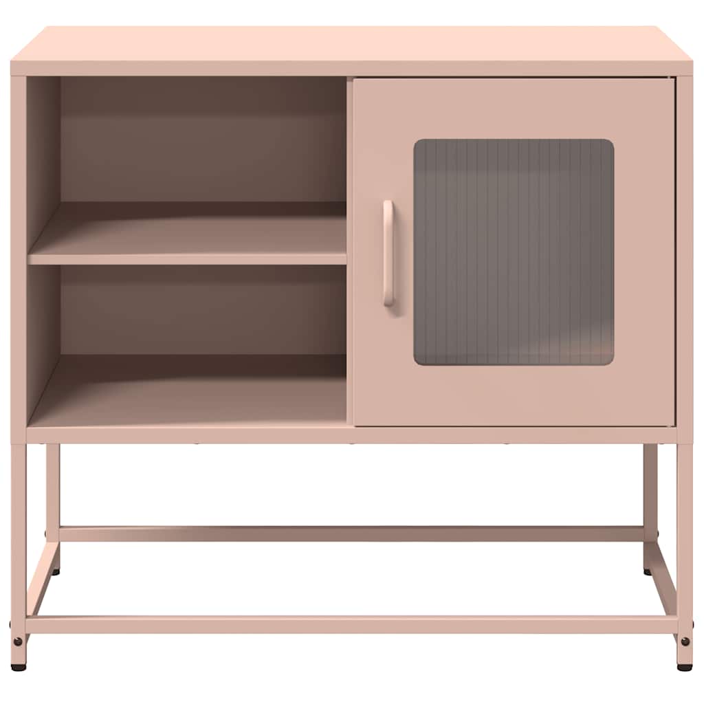 TV Cabinet Pink 68x39x60.5 cm Steel