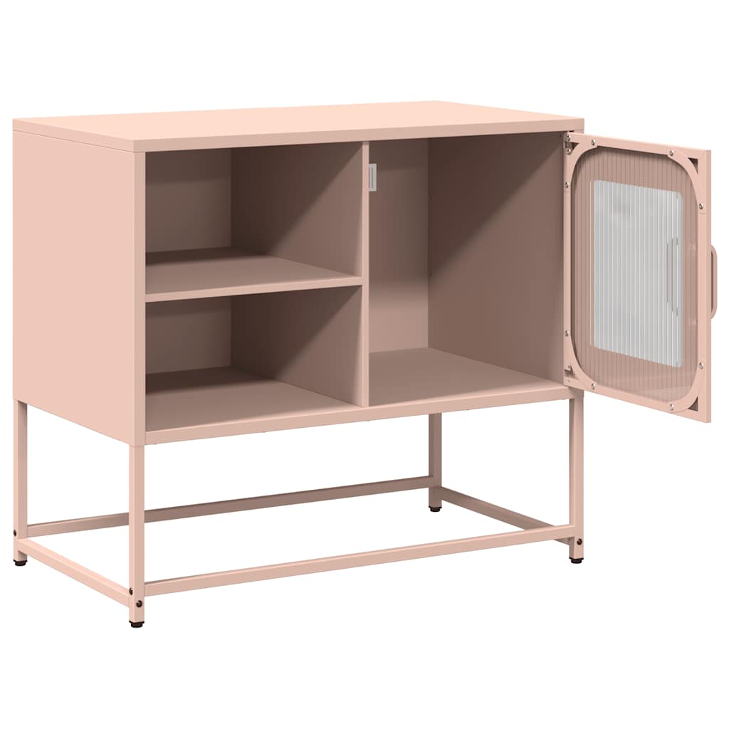 TV Cabinet Pink 68x39x60.5 cm Steel
