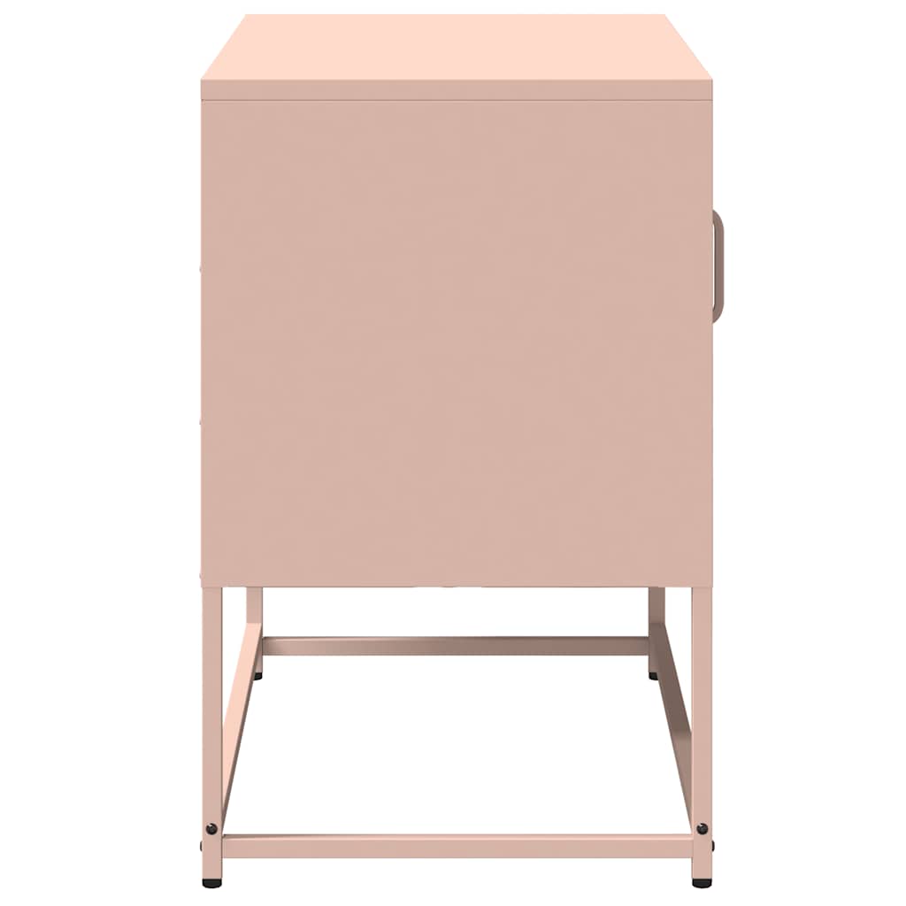 TV Cabinet Pink 68x39x60.5 cm Steel