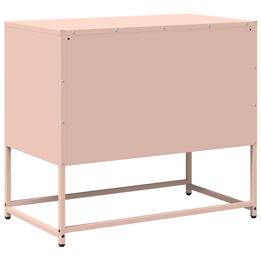 TV Cabinet Pink 68x39x60.5 cm Steel