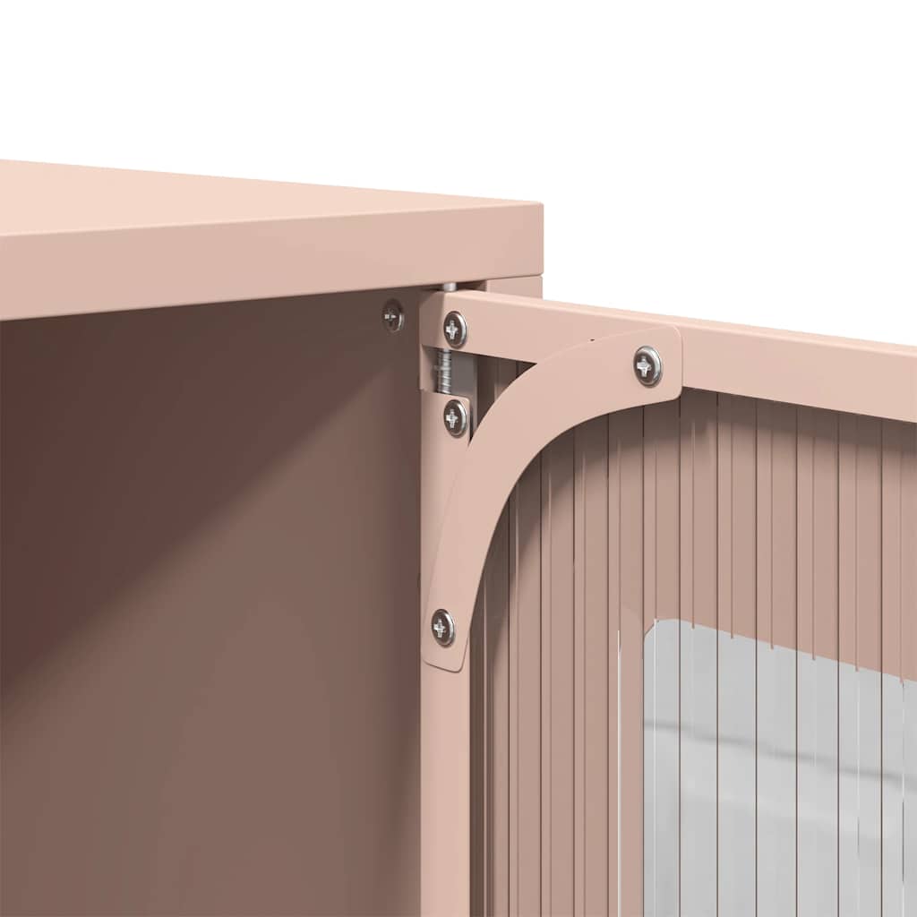TV Cabinet Pink 68x39x60.5 cm Steel