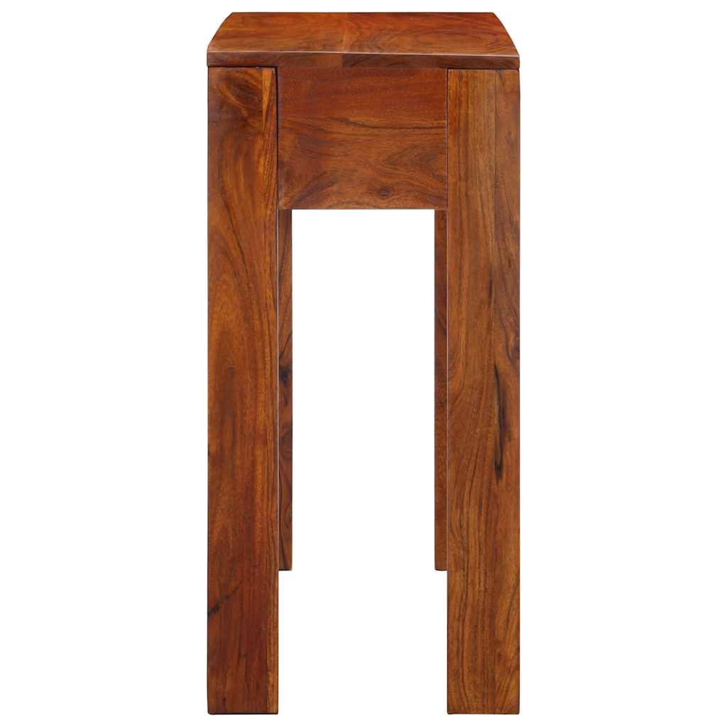 Solid Wood Acacia Console Table 80x35x75 cm - Elegant & Durable