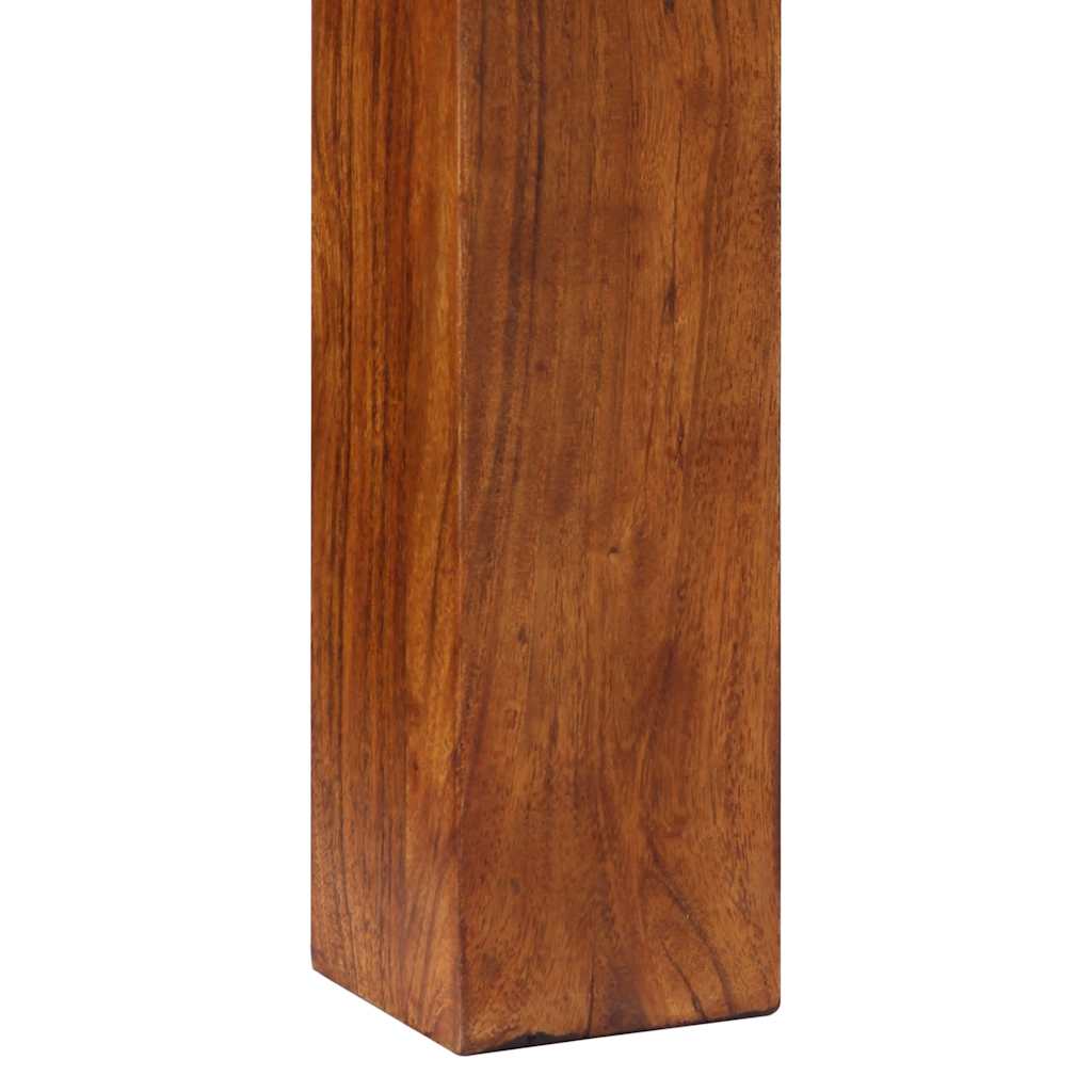 Solid Wood Acacia Console Table 80x35x75 cm - Elegant & Durable