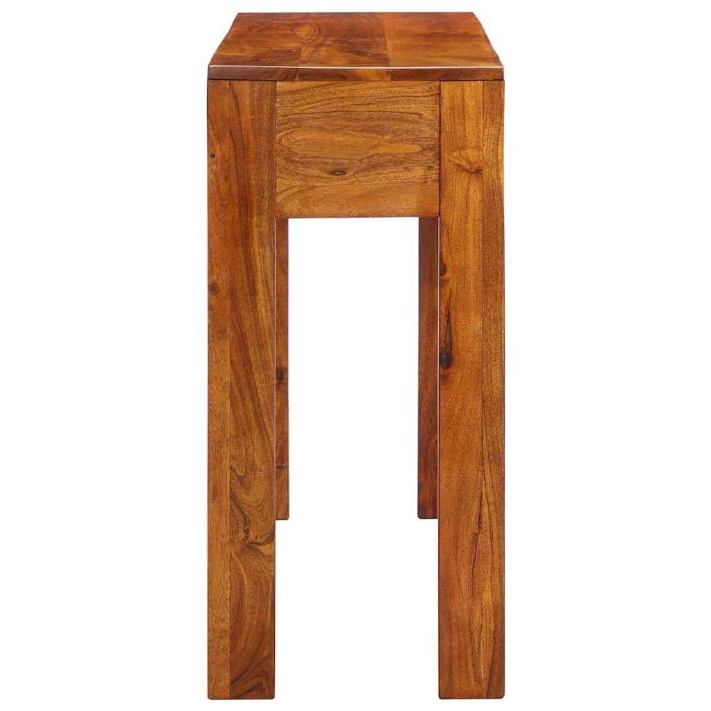 Solid Acacia Wood Console Table 110x35x75 cm - Elegant Design