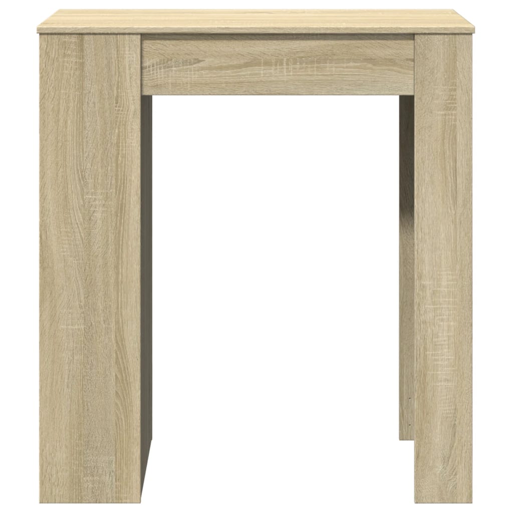 Sonoma Oak Bar Table with Racks, Engineered Wood, 95x47x103.5 cm