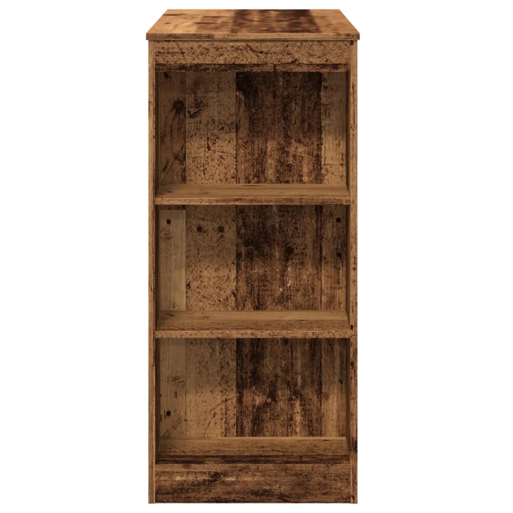 Vintage Bar Table with Racks - Old Wood, 95x47x103.5 cm, Engineered Wood
