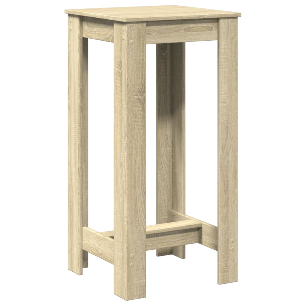 Sonoma Oak Bar Table, Engineered Wood, 51x50x103.5 cm