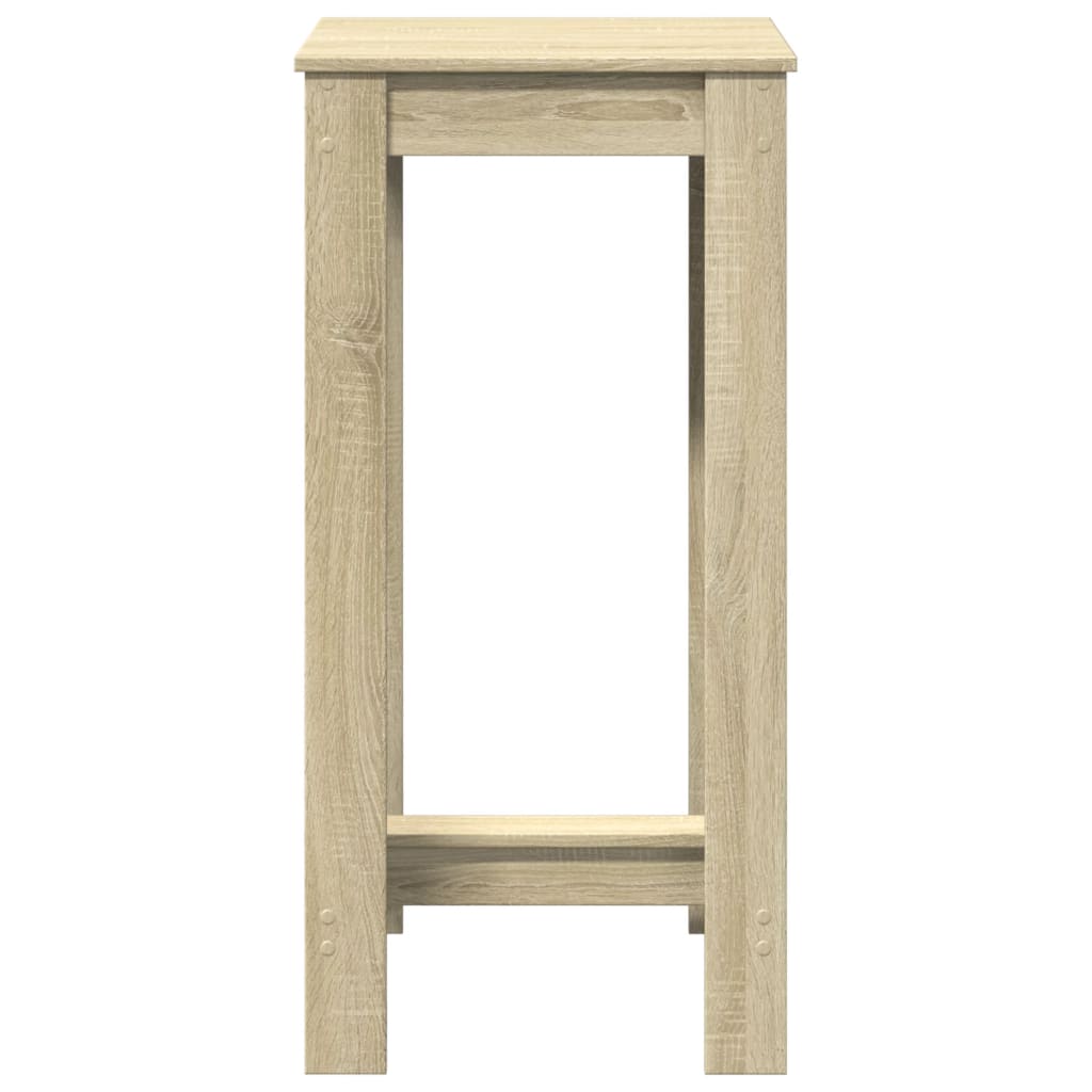 Sonoma Oak Bar Table, Engineered Wood, 51x50x103.5 cm