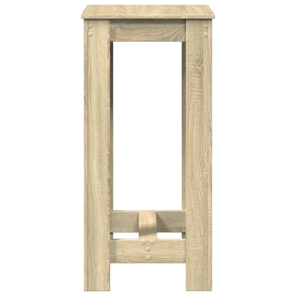 Sonoma Oak Bar Table, Engineered Wood, 51x50x103.5 cm