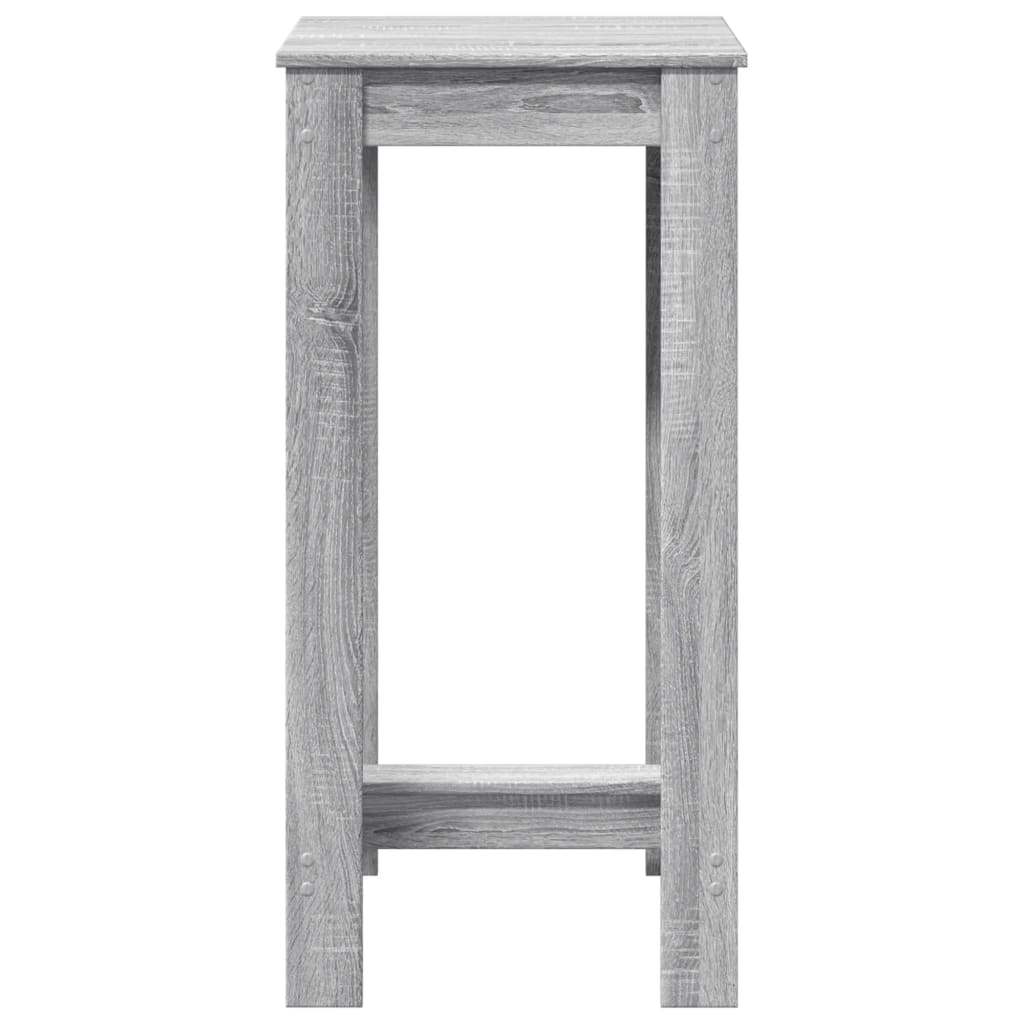Grey Sonoma Bar Table, 51x50x103.5 cm, Engineered Wood