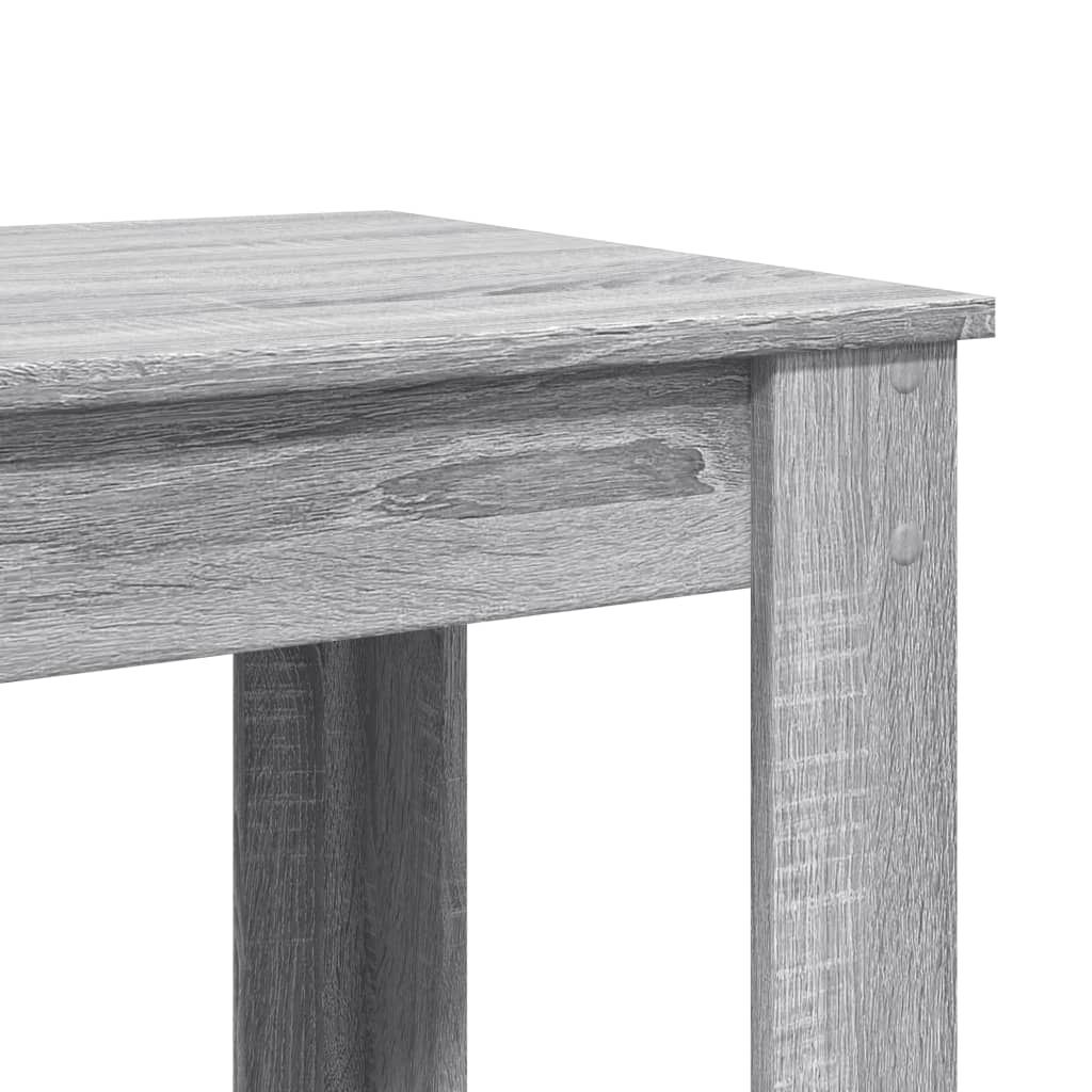Grey Sonoma Bar Table, 51x50x103.5 cm, Engineered Wood