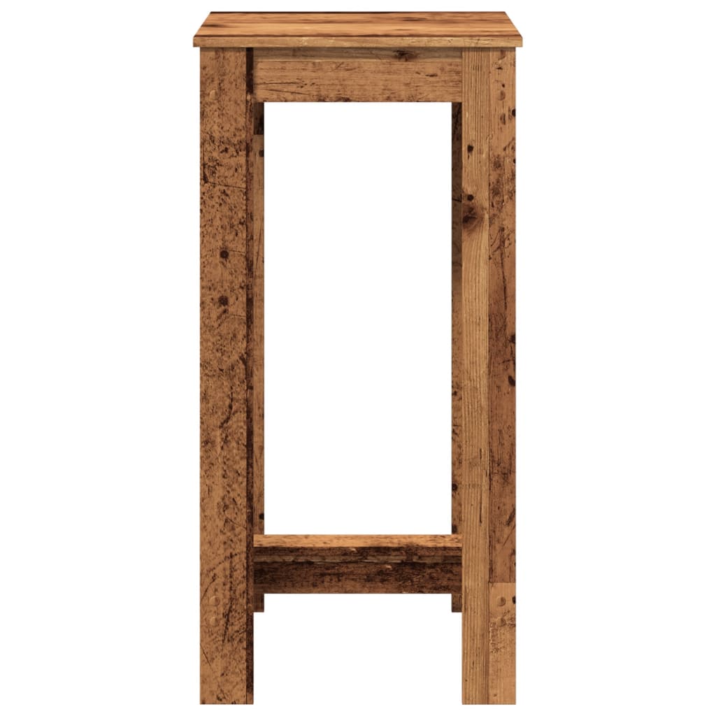 Rustic Bar Table, Engineered Wood, 51x50x103.5 cm