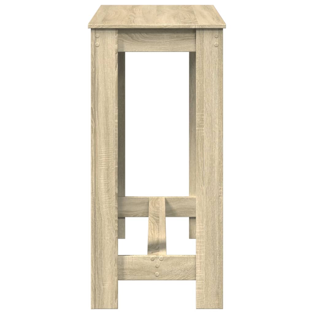 Sonoma Oak Bar Table - Engineered Wood, 102x50x103.5 cm