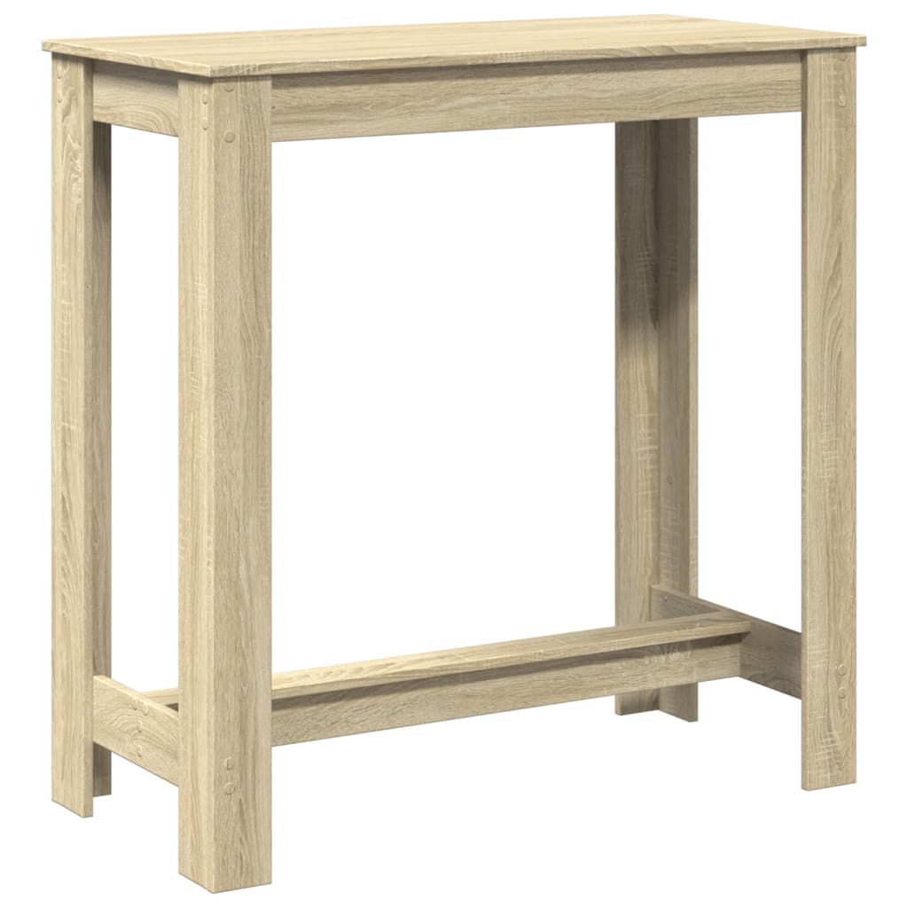Sonoma Oak Bar Table - Engineered Wood, 102x50x103.5 cm