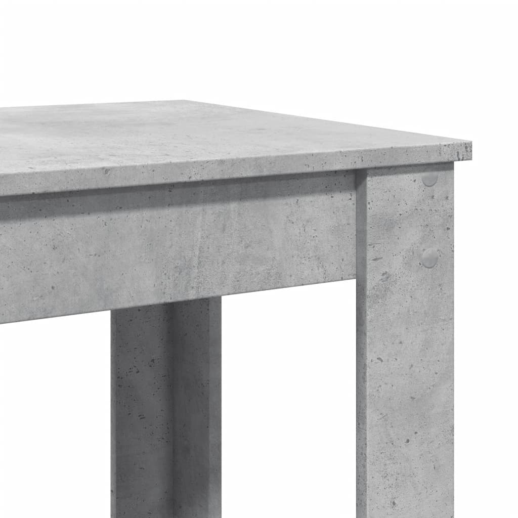 Concrete Grey Bar Table, 102x50x103.5 cm, Engineered Wood