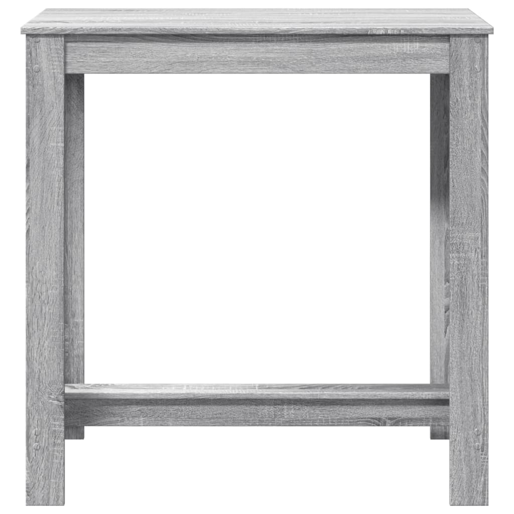 Stylish Grey Sonoma Bar Table, 102x50x103.5 cm, Engineered Wood