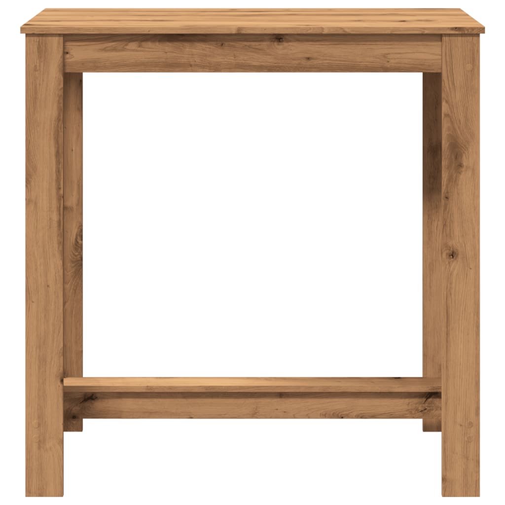 Artisan Oak Bar Table 102x50x103.5 cm - Engineered Wood Design