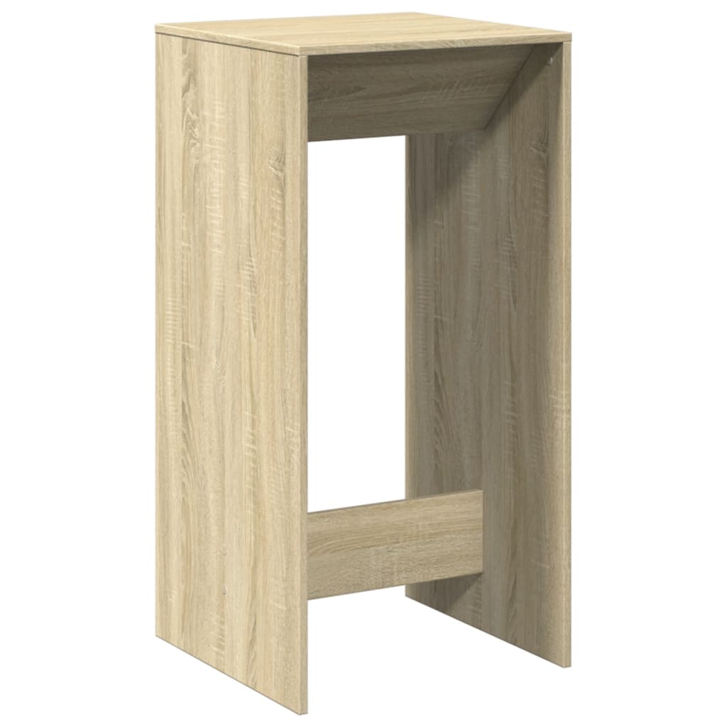 Sonoma Oak Bar Table 51x50x103.5 cm - Engineered Wood Elegance